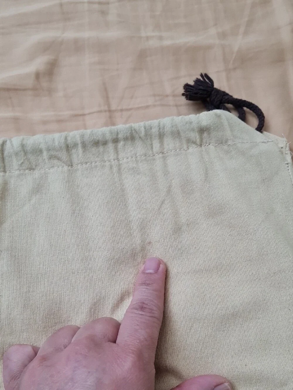 Louis Vuitton Cream Dust Bag